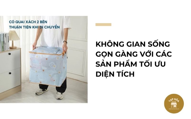 Không gian sống gọn gàng với các sản phẩm tối ưu diện tích