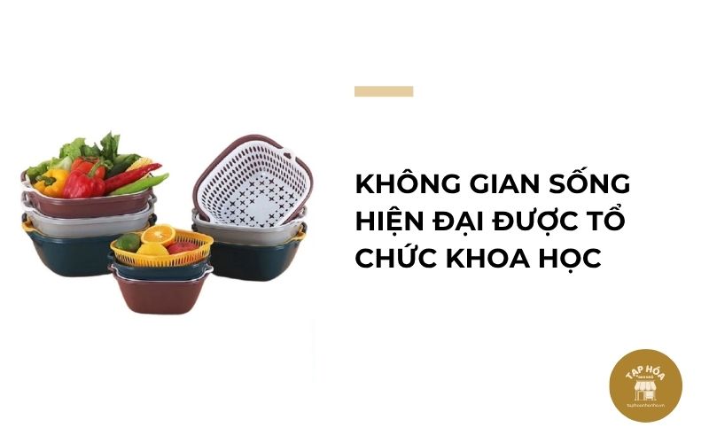 Không gian sống hiện đại được tổ chức khoa học