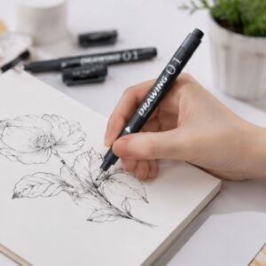 Letu Oil Gouline Pen bút vẽ đầu siêu mịn chống thấm nước