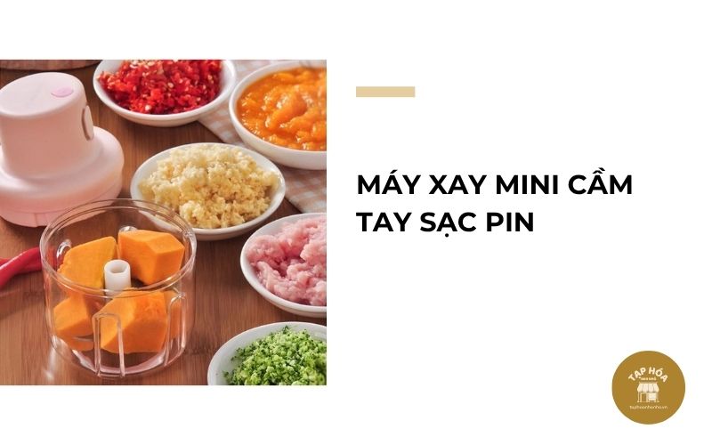 Máy xay mini cầm tay sạc pin