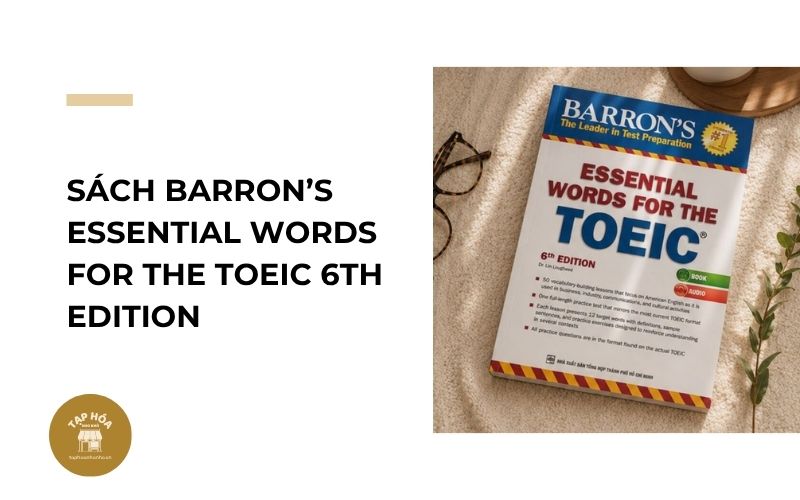 Sách Barron’s Essential Words for the TOEIC 6th Edition