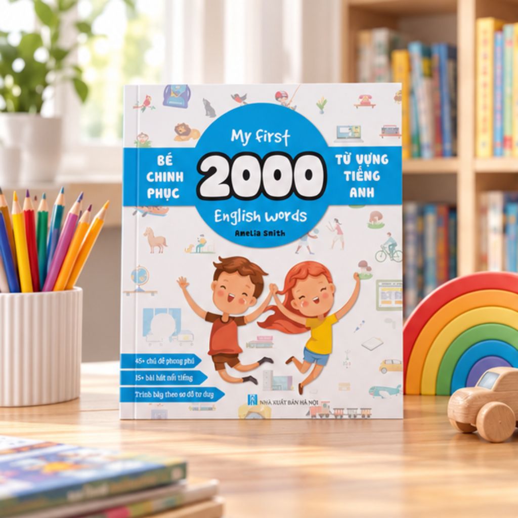 Sách Bé chinh phục 2000 từ vựng tiếng Anh cho bé 4–6 tuổi - Ảnh 2