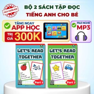 Sách Let's Read Together – Bộ 2 cuốn luyện đọc tiếng Anh cho bé