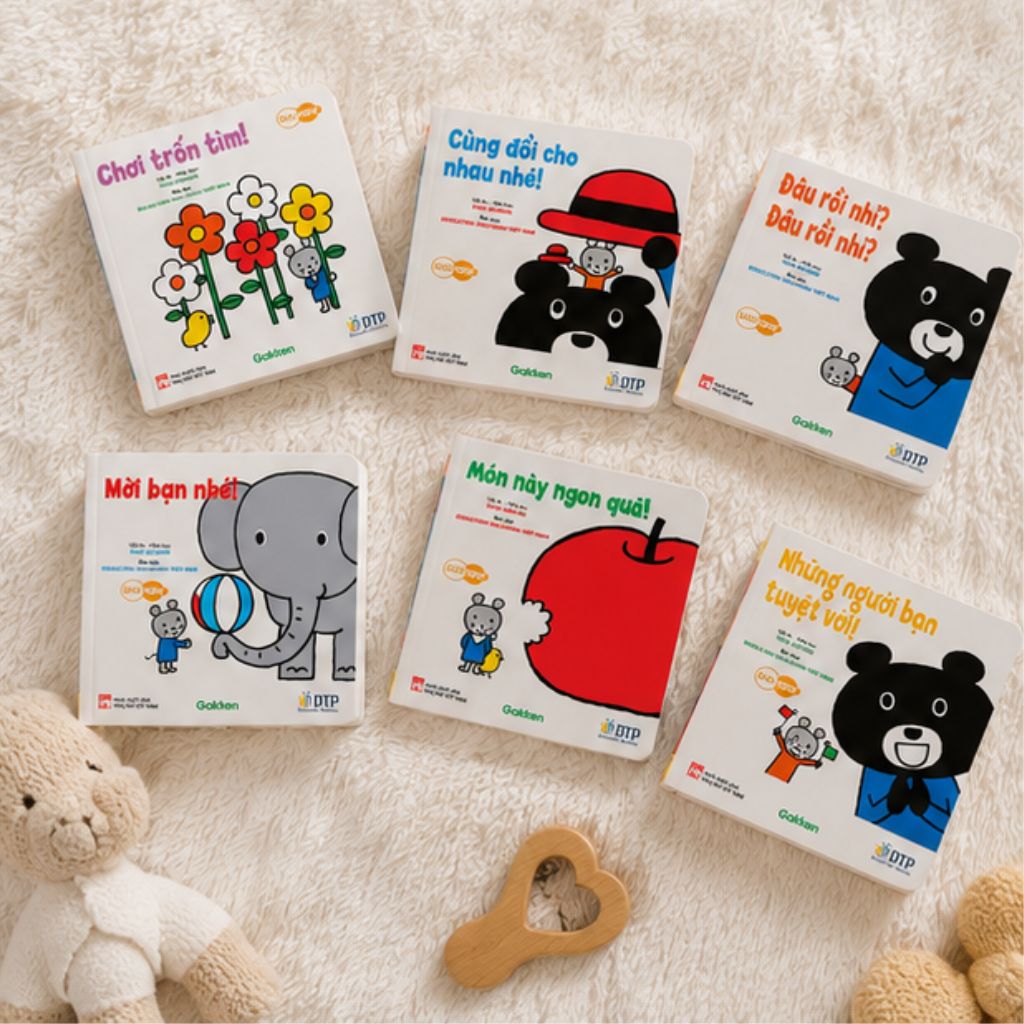 Sách Lift the Flap Ehon pop-up tương tác cho bé 0–2 tuổi DTPBooks