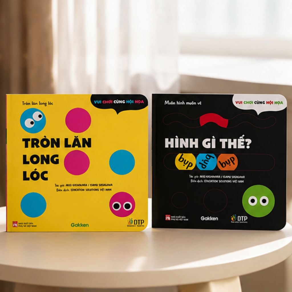 Sách vui chơi cùng hội họa Ehon tương tác cho bé từ 0 tuổi