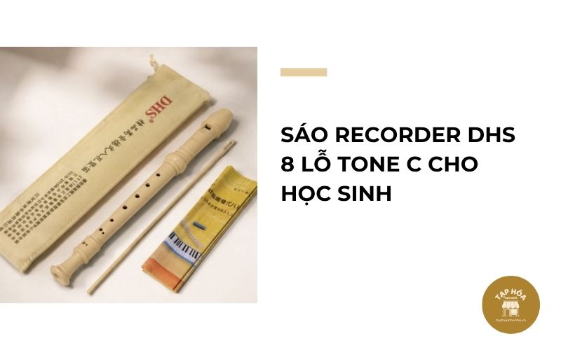 Sáo Recorder DHS 8 lỗ tone C cho học sinh
