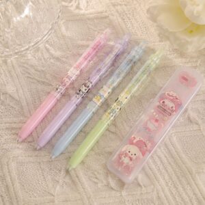 Set bút chì kim 0.5mm Kuromi Melody Cinnamoroll kèm hộp chì
