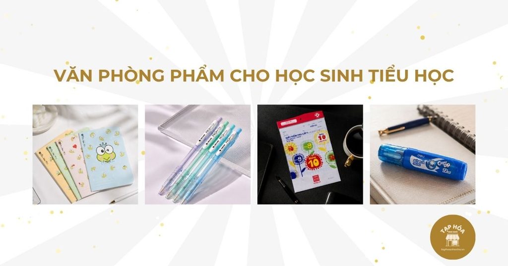 Văn phòng phẩm cho học sinh tiểu học