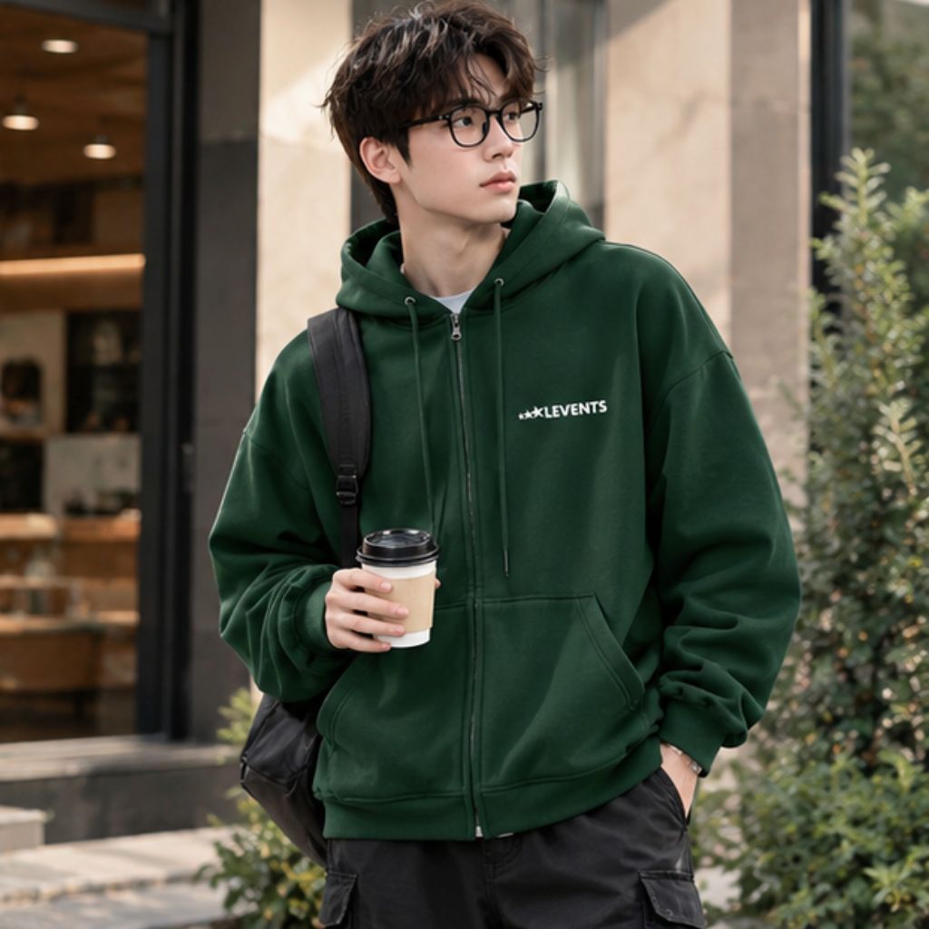 Áo hoodie Levents 3 Sao form oversize nỉ lông cáo siêu ấm - Ảnh 4