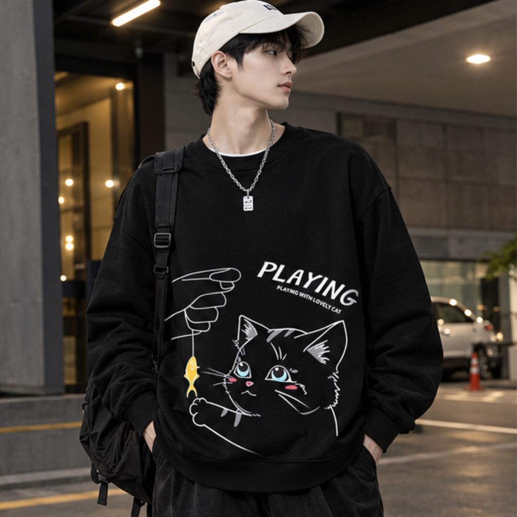 Áo hoodie nhung nam nữ form rộng unisex thu đông dễ phối - Ảnh 2