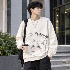 Áo hoodie nhung nam nữ form rộng unisex thu đông dễ phối