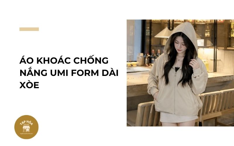 Áo khoác chống nắng Umi form dài xòe