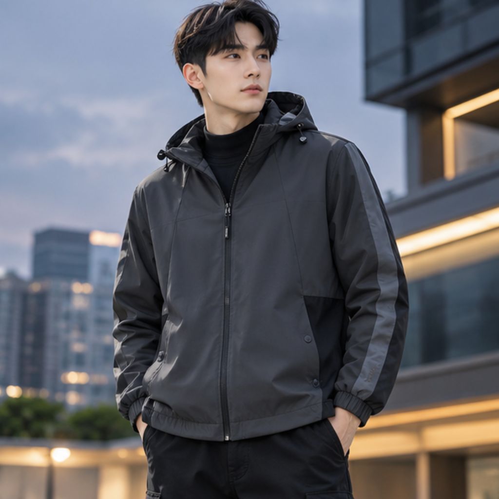 Áo khoác giữ nhiệt nam chống gió chống nước size M-5XL - Ảnh 3