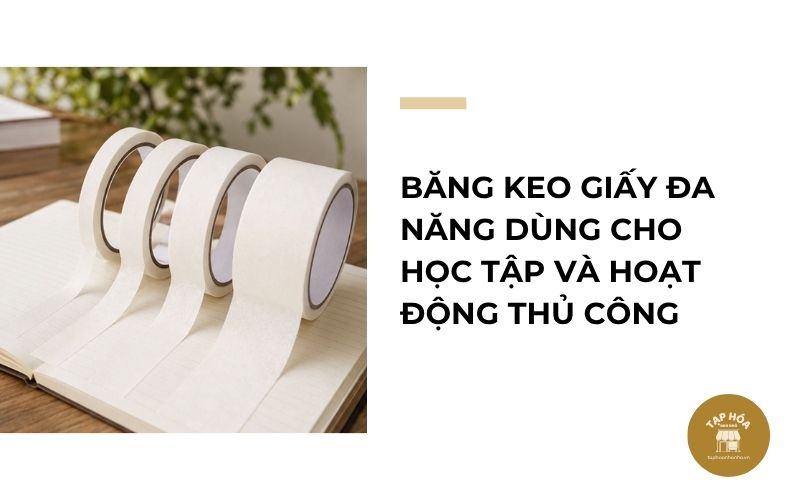 Băng keo giấy đa năng dùng cho học tập và hoạt động thủ công