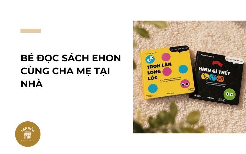 Bé đọc sách Ehon cùng cha mẹ tại nhà