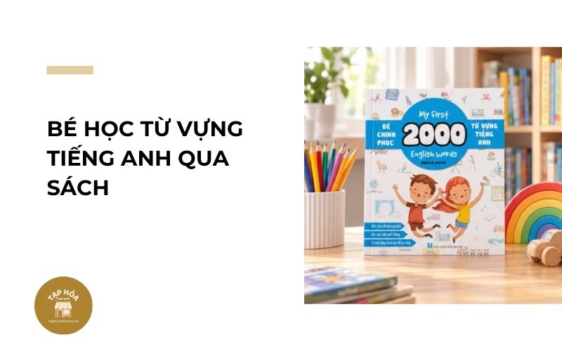 Bé học từ vựng tiếng Anh qua sách