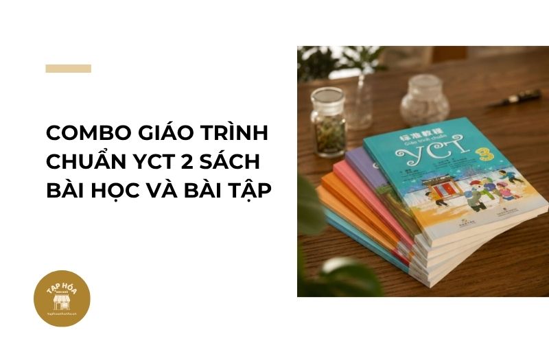 Combo giáo trình chuẩn YCT 2 sách bài học và bài tập