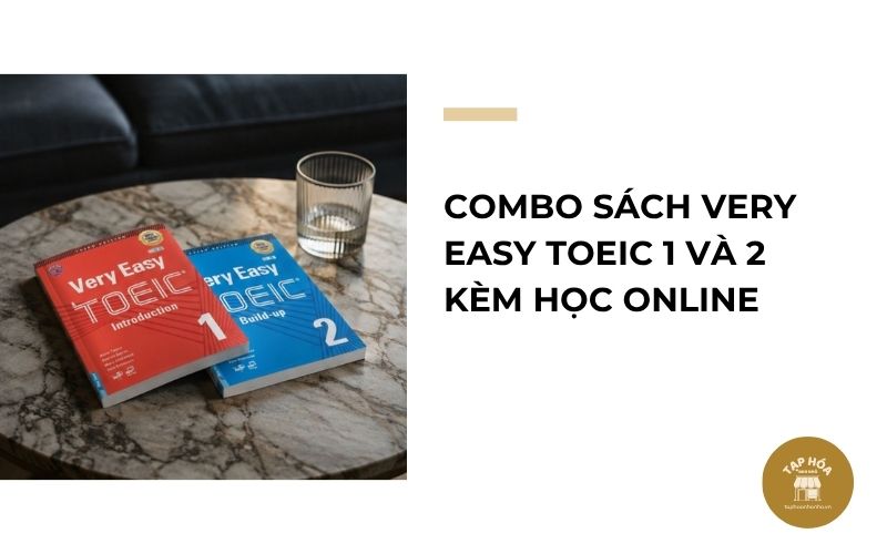 Combo sách Very Easy TOEIC 1 và 2 kèm học online
