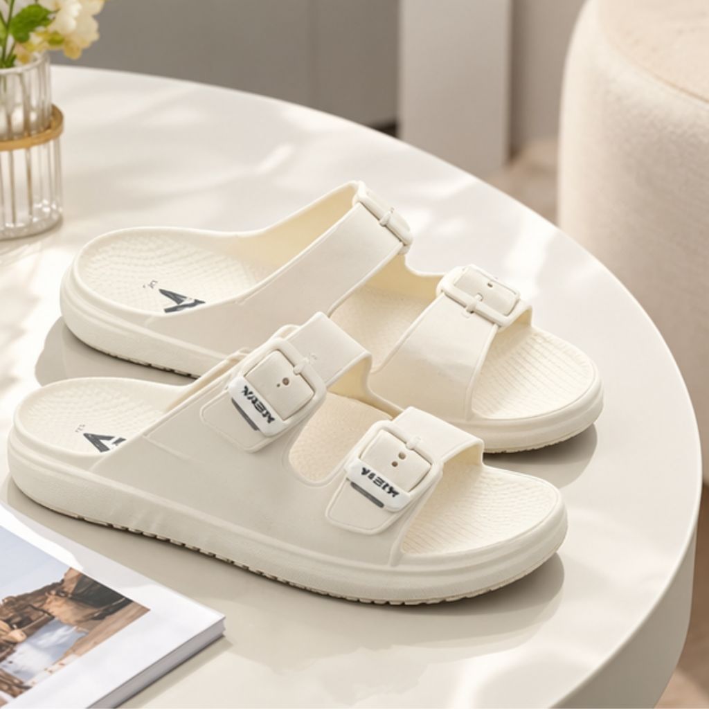 Dép quai ngang NESTY nam nữ EVA 2 quai đế 3cm