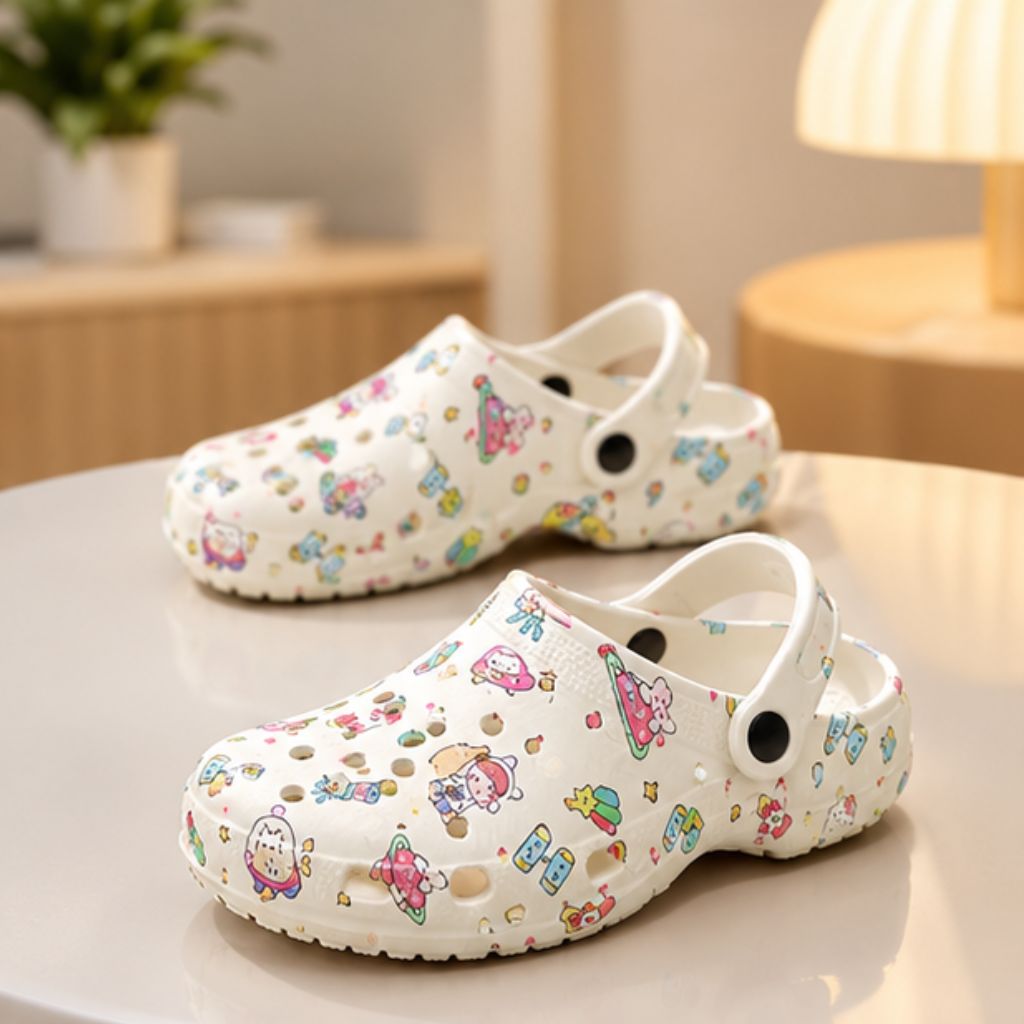 Dép sục NESTY in họa tiết phi hành gia đế cao 4cm - Ảnh 3