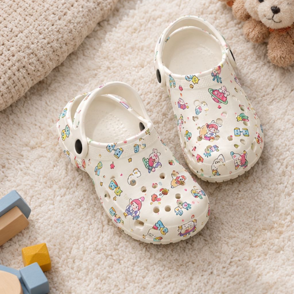 Dép sục NESTY in họa tiết phi hành gia đế cao 4cm - Ảnh 4
