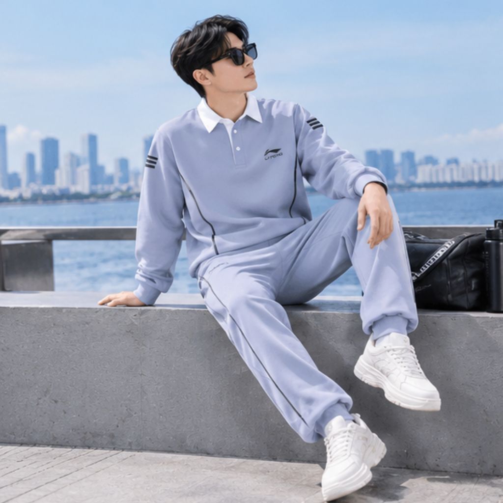 Đồ bộ thể thao nam thu đông cotton umi form đẹp, năng động