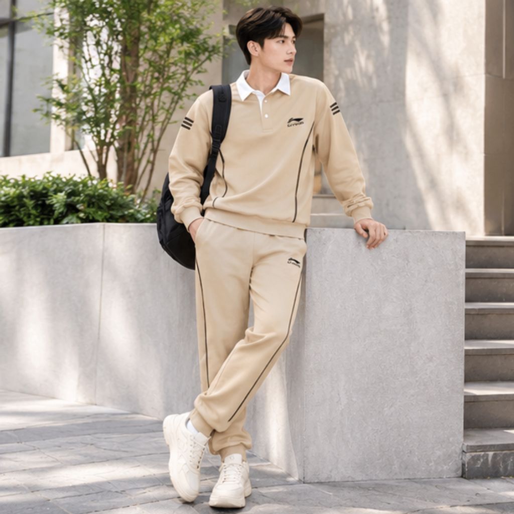 Đồ bộ thể thao nam thu đông cotton umi form đẹp, năng động - Ảnh 2