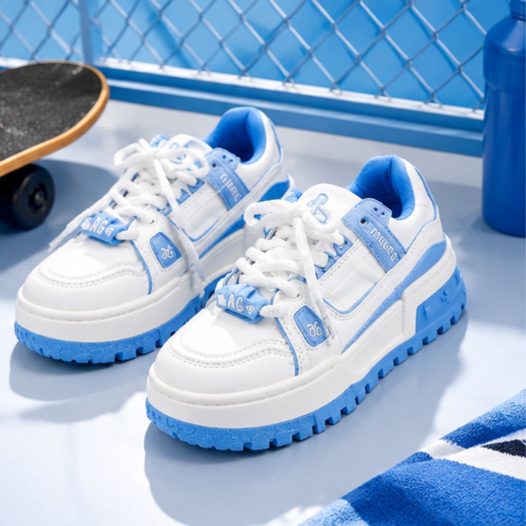Giày sneaker HG TTANGEL nam nữ AG07 đế cao 5cm trẻ trung - Ảnh 3