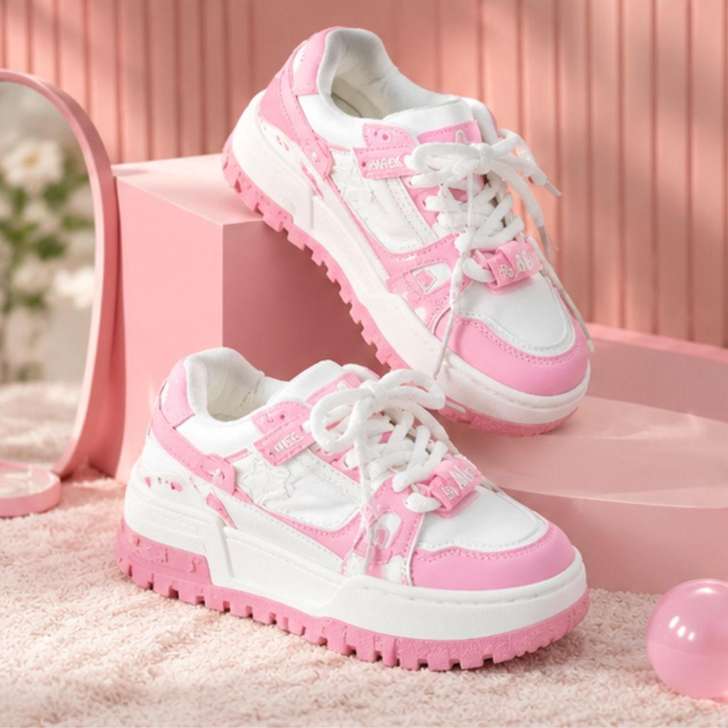 Giày sneaker HG TTANGEL nam nữ AG07 đế cao 5cm trẻ trung - Ảnh 2