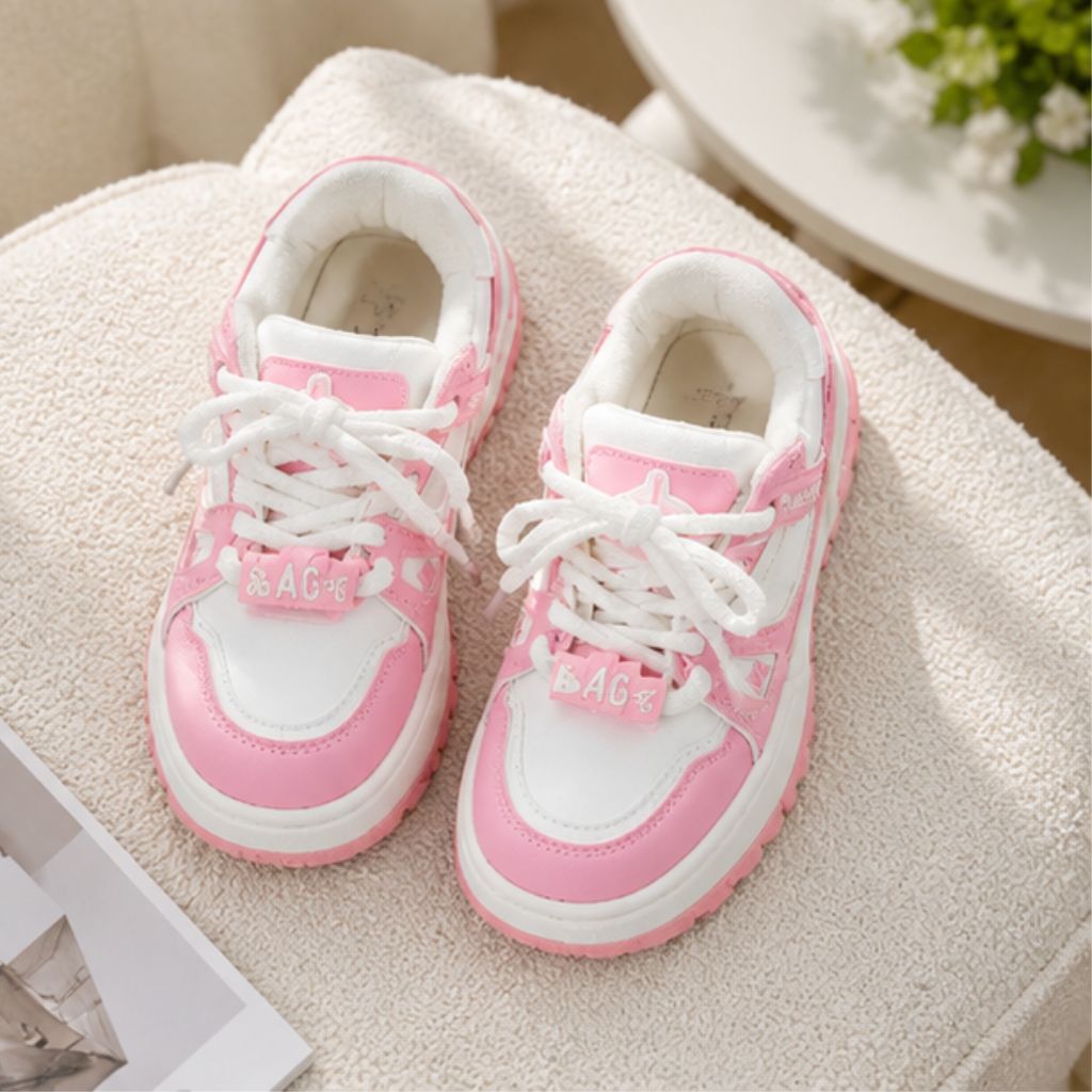 Giày sneaker HG TTANGEL nam nữ AG07 đế cao 5cm trẻ trung - Ảnh 4