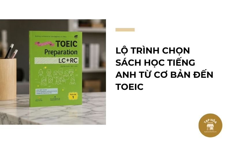 Lộ trình chọn sách học tiếng Anh từ cơ bản đến TOEIC