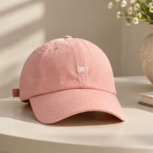 Mũ lưỡi trai nam nữ Jussy Official thêu chữ Her form mềm Hàn Quốc