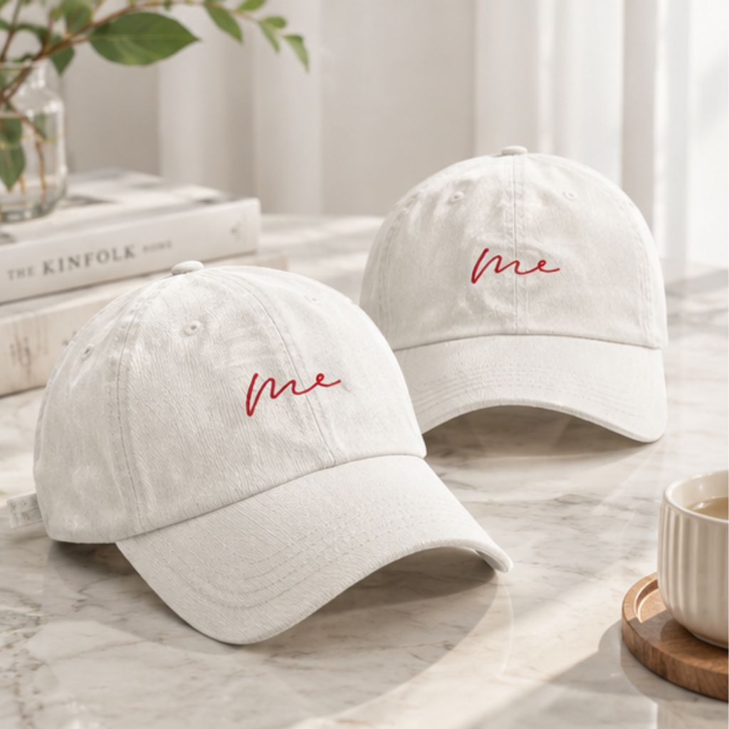 Mũ lưỡi trai size to Jussy Official 65cm form rộng thêu chữ ME - Ảnh 2