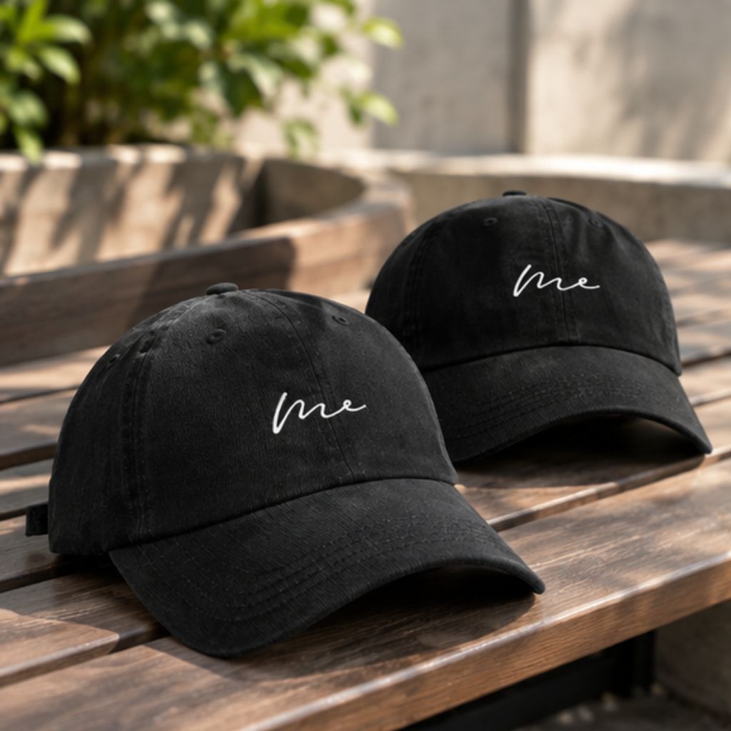 Mũ lưỡi trai size to Jussy Official 65cm form rộng thêu chữ ME