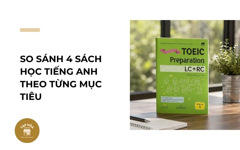 So sánh 4 sách học tiếng Anh theo từng mục tiêu