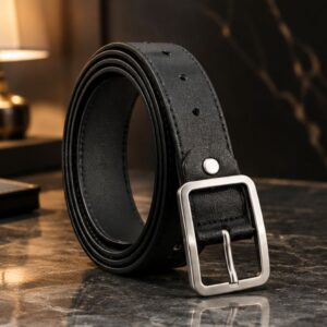 Thắt lưng unisex Broobelt mặt chữ nhật dây PU basic
