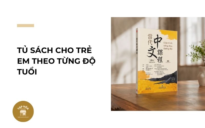 Tủ sách cho trẻ em theo từng độ tuổi