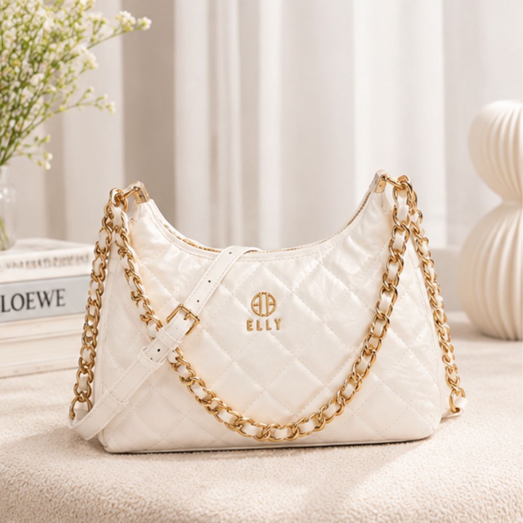 Túi xách nữ ELLY EL382 cao cấp đeo chéo đeo vai thời trang - Ảnh 2