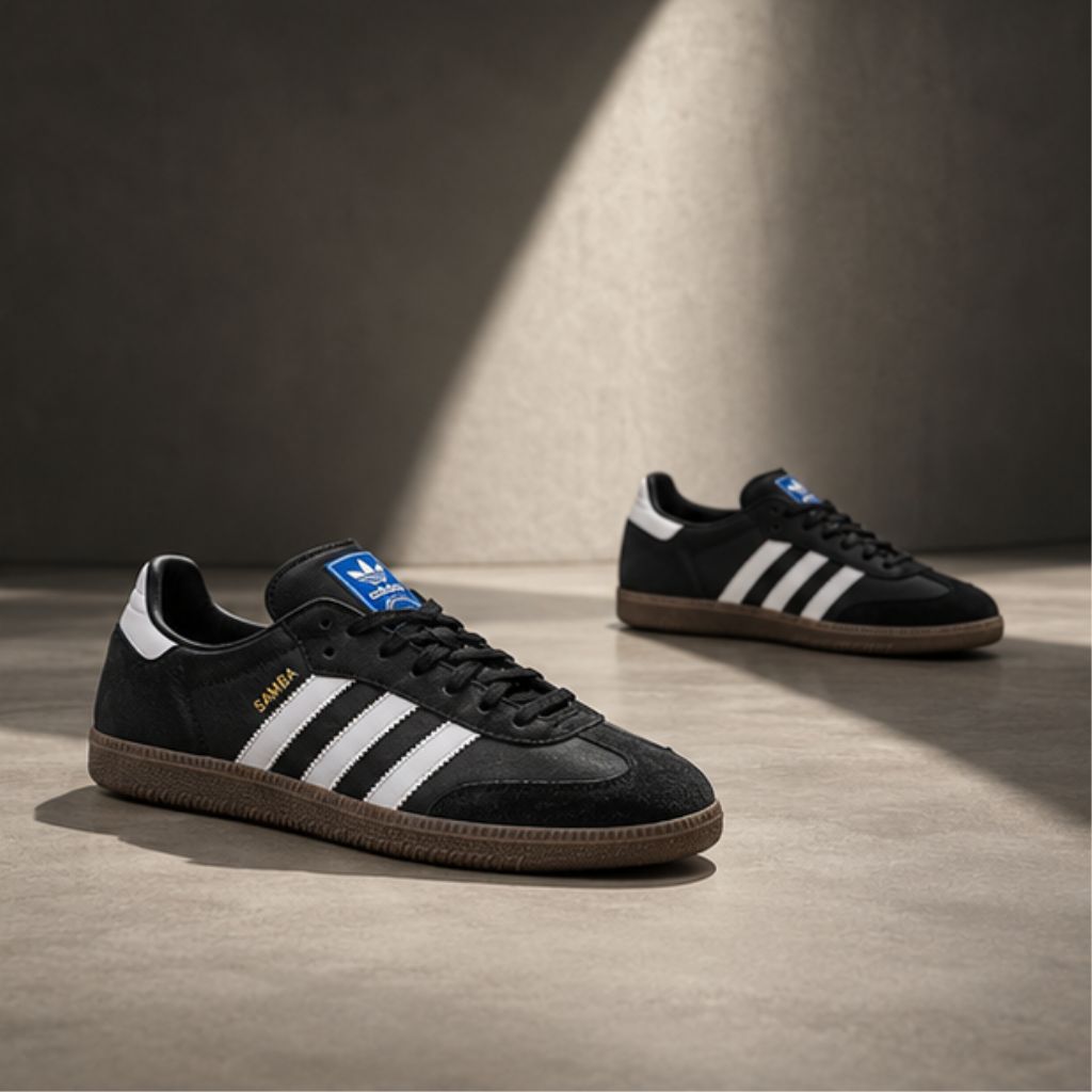 Giày Adidas Samba White Pink da mềm đế cao su êm chân - Ảnh 4