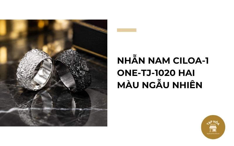 Nhẫn nam CILOA-1 One-TJ-1020 hai màu ngẫu nhiên