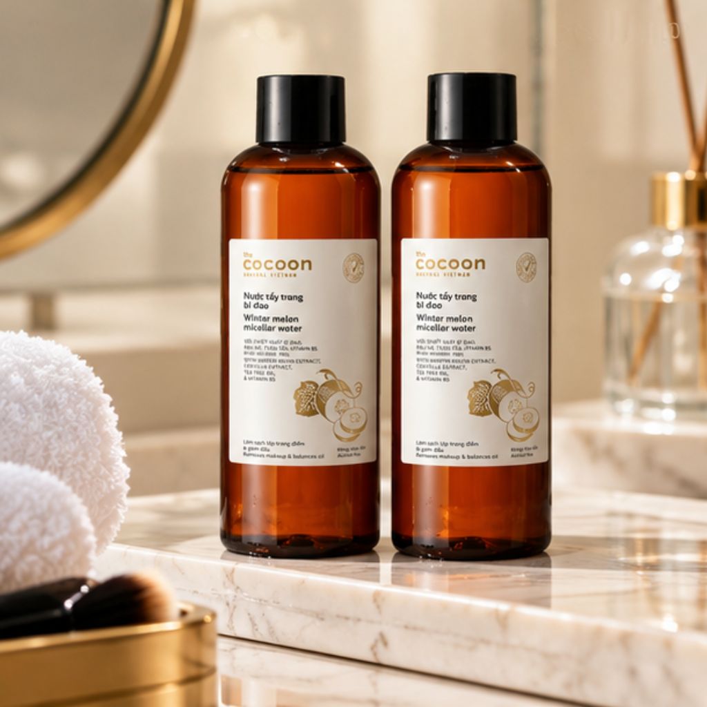 Nước tẩy trang bí đao Cocoon 500ml làm sạch da dầu mụn - Ảnh 2