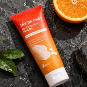 Tẩy tế bào chết Cỏ Mềm Sơ-ri Vitamin C combo 2 tuýp