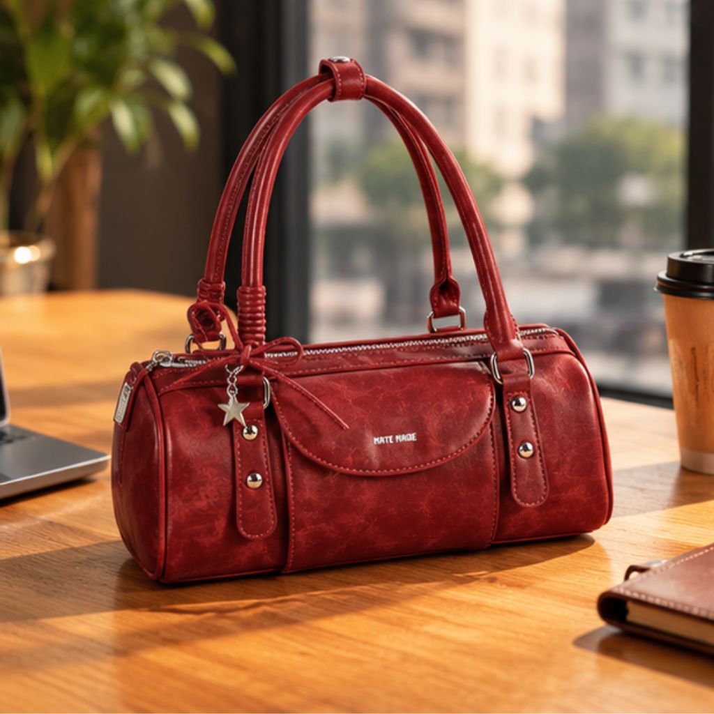 Túi đeo vai MATE MADE Cinnamon Bag da PU 4 màu đẹp - Ảnh 3
